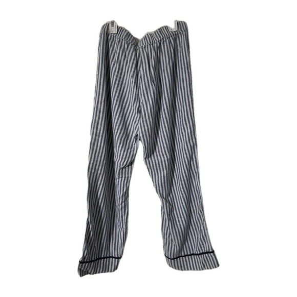 Aerie Blue Striped Pajama Pants, Medium Short - Picture 3 of 3